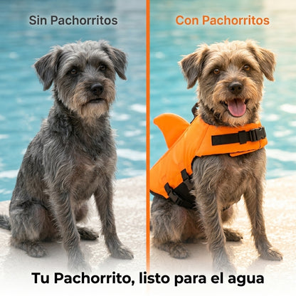 Tiburón Pachorritos - Chaleco Salvavidas para Perros