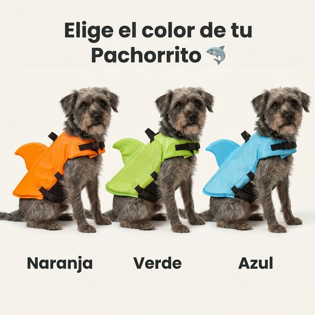 Tiburón Pachorritos - Chaleco Salvavidas para Perros